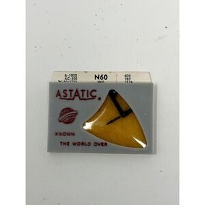 Astatic N60 Phonograph Needle Stylus A-100X AC-350 W-301STSS Sapphire Vintage